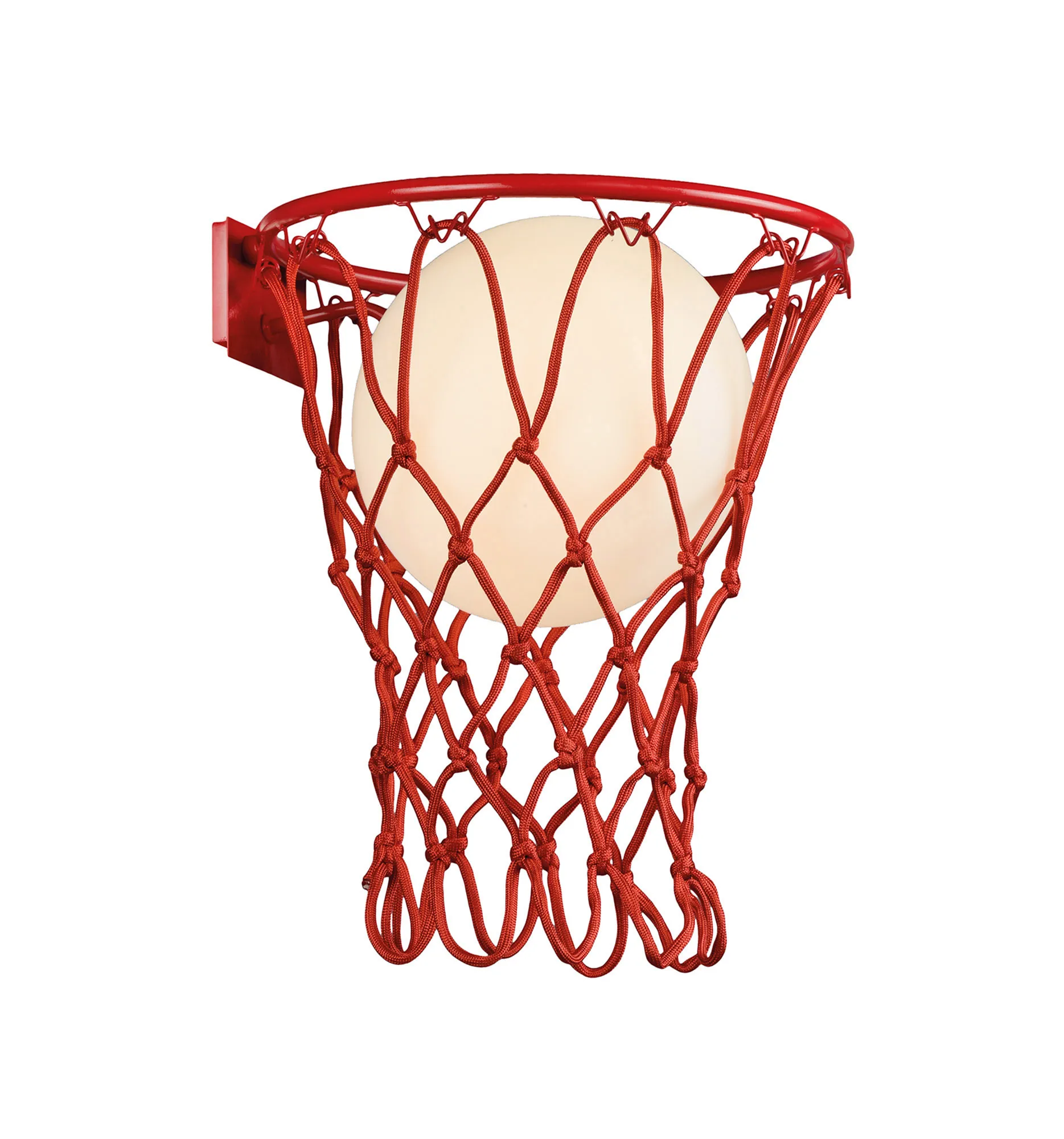 M7244  Basketball Wall Lamp 1 Light Matt Red